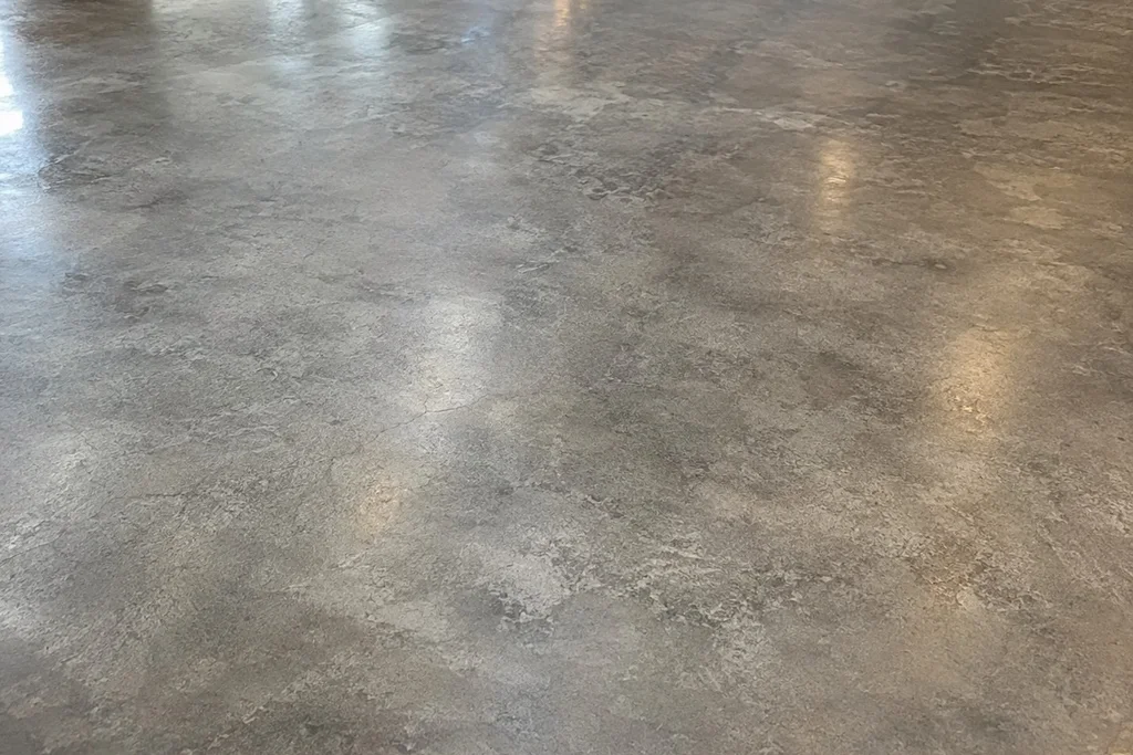 burnished concrete